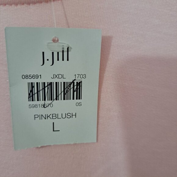 J.Jill Pure Jill L Pink Long Sleeve Scoop Neck Tunic Sweater New w/Tags - Picture 10 of 10
